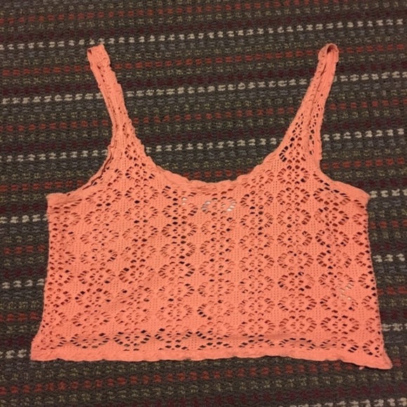 Free People Beach Crochet Cropped Tank - Picture 2 of 6